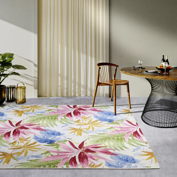 Villeroy & Boch - Hanse Home koberce Kusový koberec Villeroy & Boch 106060 Cream, Multi – na von aj na doma - 200x285 cm