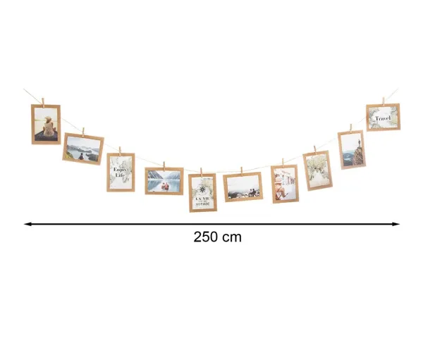 ATMOSPHERA Závesné papierové rámy 10 fotografií