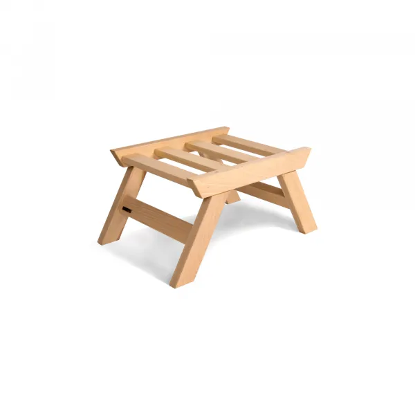 MarLiving Taburet BREEZIO 02 55 cm z masívu/modrý