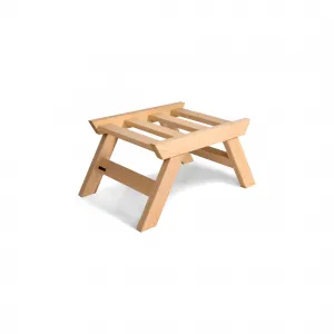 MarLiving Taburet BREEZIO 02 55 cm z masívu/modrý