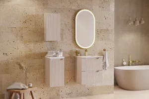 ArtCom LED zrkadlo APOLLO 2 | zlatá 90 x 70 cm