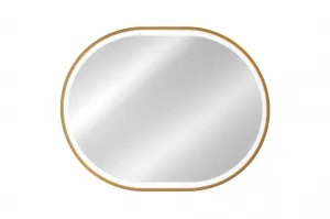 ArtCom LED zrkadlo APOLLO 2 | zlatá 90 x 70 cm