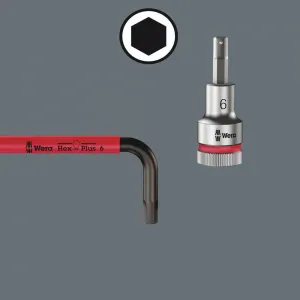 Wera Súprava uhlových kľúčov 3950/9 Hex-Plus Multicolour Stainless 1, 9dielna
