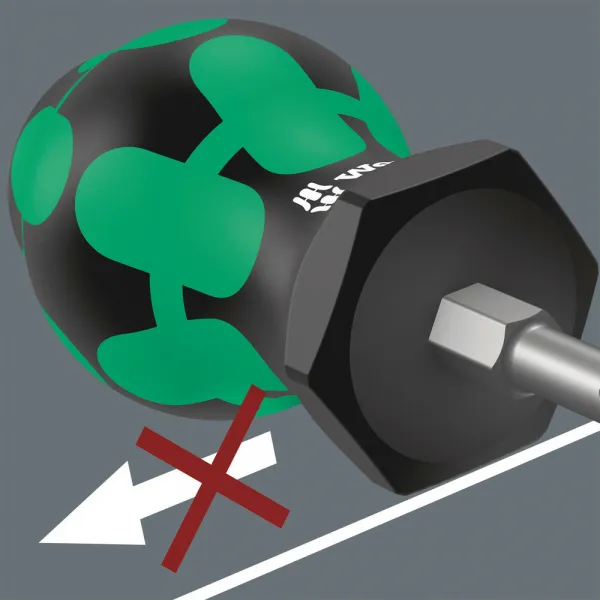 Wera Krížový skrutkovač na karburátory 350 Stubby, PH2 x 25 mm
