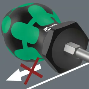 Wera Krížový skrutkovač na karburátory 350 Stubby, PH2 x 25 mm