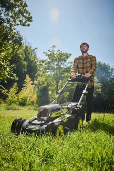AKU kosačka na trávu RYOBI RY36LMX51A-160 s pojazdom RY5133004589
