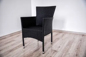 Elvisia Záhradné kreslo VERDE | antracit