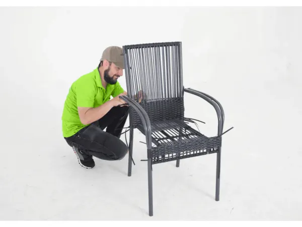 Elvisia Záhradné kreslo VERDE | antracit