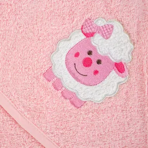ArtFir Osuška BABY 31 | ružová s ovečkou