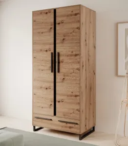 ArtAdrk Šatníková skriňa ARIA | 90 cm
