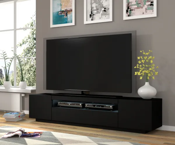 ArtBm TV stolík AURA 200 | čierny mat