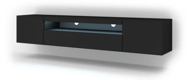 ArtBm TV stolík AURA 200 | čierny mat