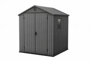 KETER záhradný domček Darwin, 6 x 6 sivý