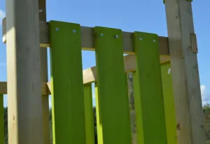 ArtWD Detský záhradný domček s ihriskom SMILE