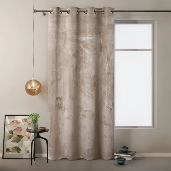 ArtFlhf Tieniaci záves VELVET Eyelets K | 140 x 245 cm Farba: Biela