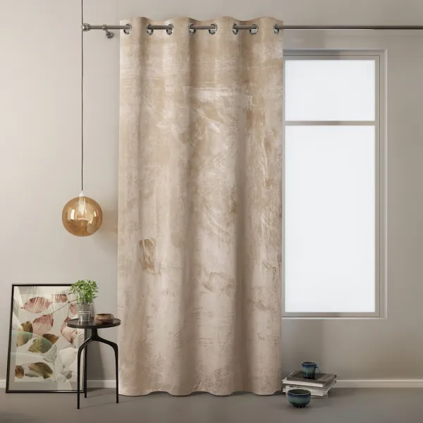 ArtFlhf Tieniaci záves VELVET Eyelets K | 140 x 245 cm Farba: Biela