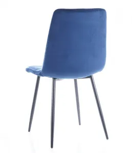 Signal Jedálenská stolička Mila Velvet Farba: Granátová / Bluvel 86