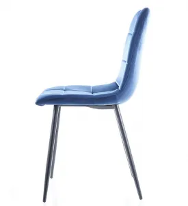 Signal Jedálenská stolička Mila Velvet Farba: Granátová / Bluvel 86