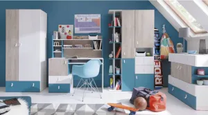 Meblar  Regál PLANET PL6 Farba: Biela