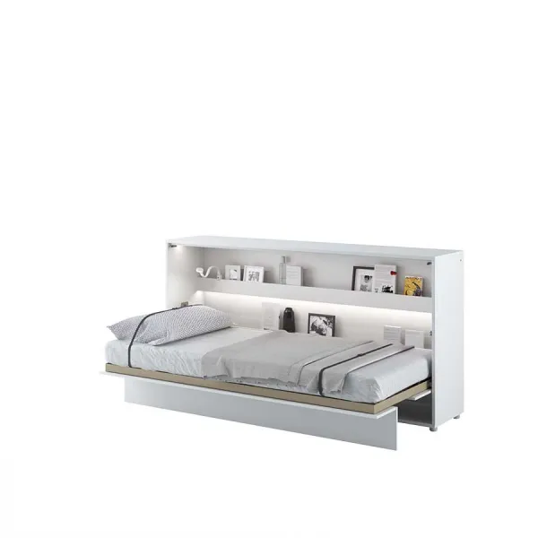 Dig-net nábytok Sklápacia posteľ Lenart BED CONCEPT BC-06 biela | 90 x 200 cm