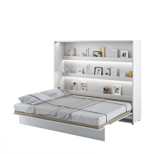 Dig-net nábytok Sklápacia posteľ Lenart BED CONCEPT BC-14 biela | 160 x 200 cm