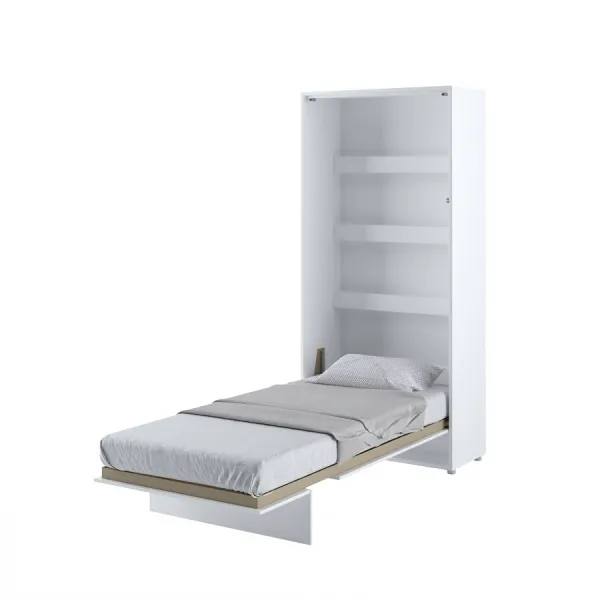 Dig-net nábytok Sklápacia posteľ Lenart BED CONCEPT BC-03 biela | 90 x 200 cm