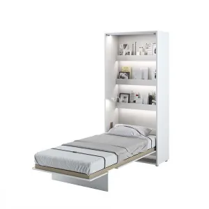 Dig-net nábytok Sklápacia posteľ Lenart BED CONCEPT BC-03 biela | 90 x 200 cm