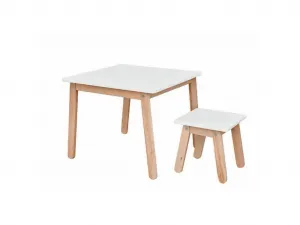 ArtBel Detský set stôl & stolička WOODY Farba: Ružová