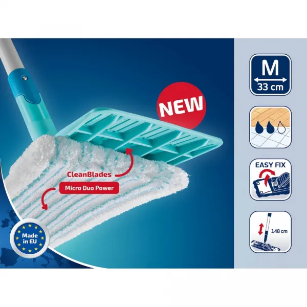 Leifheit Set PowerClean M + náhrada micro duo zadarmo