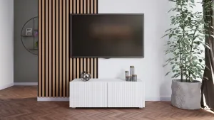 ArtGiB TV stolík KOLDER KL-01 | biely mat