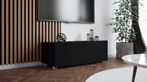 ArtGiB TV stolík KOLDER KL-01 | čierny mat