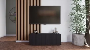 ArtGiB TV stolík KOLDER KL-01 | čierny mat