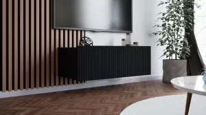 ArtGiB TV stolík KOLDER KL-01 | čierny mat