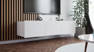 ArtGiB TV stolík KOLDER KL-02 | biely mat