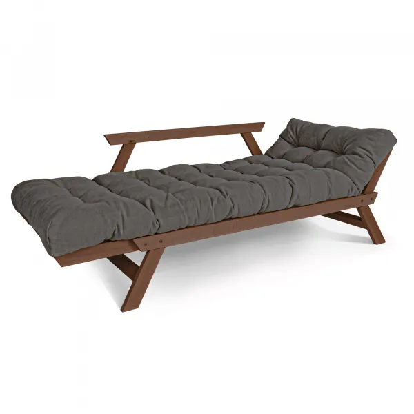 MarLiving Rozkladacia škriňová pohovka BREEZIO 03 170 cm z masívu/sivá