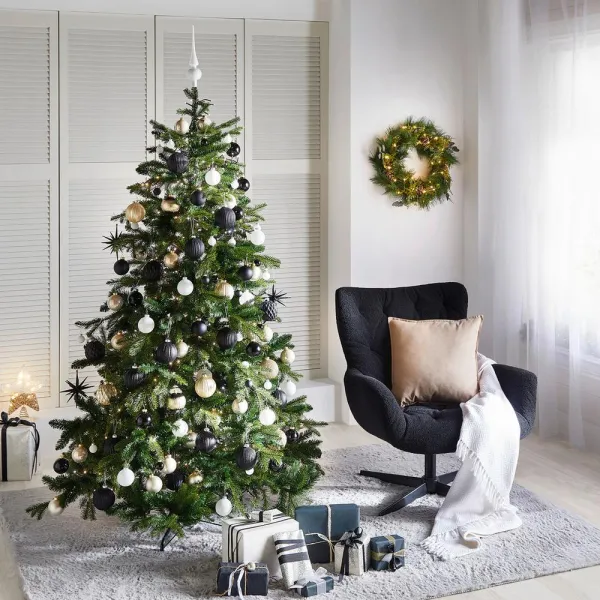 Vianočné gule Noel, Ø: 6cm, 15ks/bal.