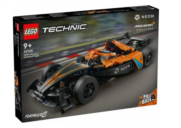 LEGO TECHNIC NEOM MCLAREN FORMULA E RACE CAR 452 kusov 42169