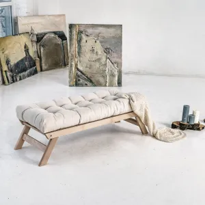 MarLiving Lavica BREEZIO 01 140 cm z masívu/modrá