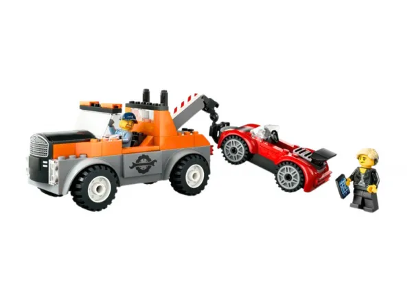 LEGO CITY Auto cestnej pomoci 101 dielikov 60435