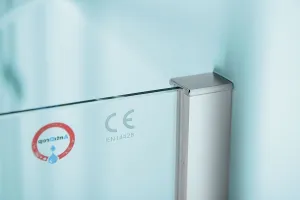 ZOOM LINE bočná stena 800mm, číre sklo ZL3280