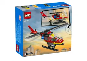 LEGO CITY Hasičská záchranná helikoptéra 85 prvkov 60411 kociek