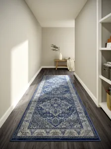 Villeroy & Boch - Hanse Home koberce Behúň Villeroy & Boch 106123 Blue, Cream - 80x240 cm