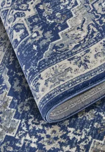 Villeroy & Boch - Hanse Home koberce Behúň Villeroy & Boch 106123 Blue, Cream - 80x240 cm