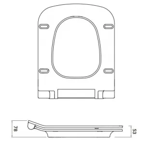 CERSANIT - Set C59 SYSTÉM 40 MECH MZ120 DUR SC EO, tlačidlo chróm lesk M S701-830