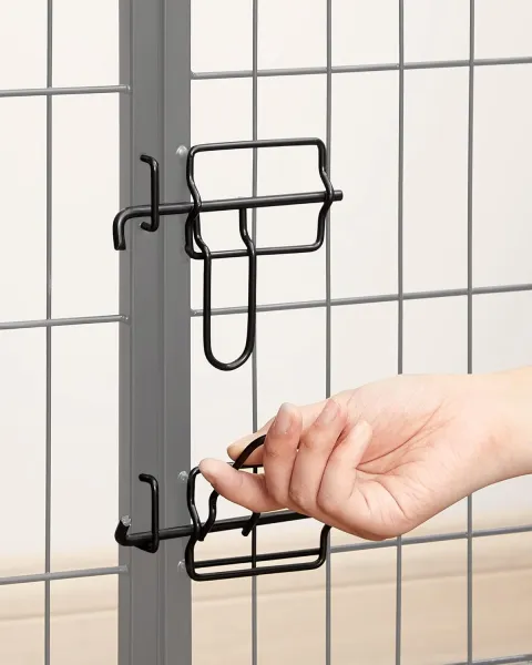 SONGMICS Ohrádka pro zvířata Thaso černá