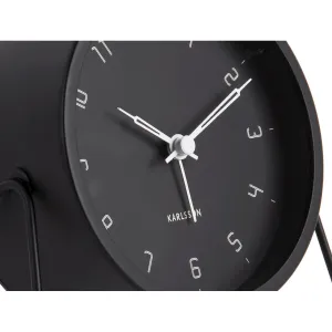 Karlsson 5952BK dizajnový budík 13 cm