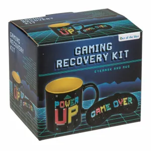 Hrnček a maska na oči Power Up/Game Over