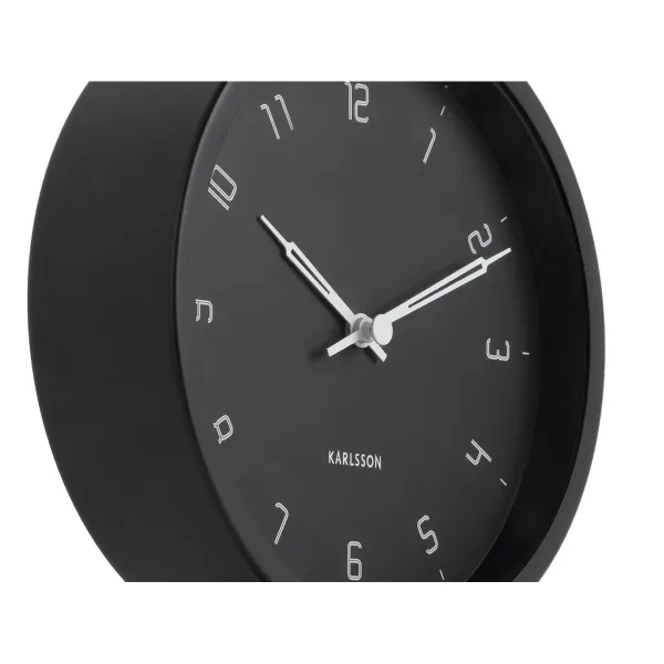 Karlsson 5951BK dizajnové stolné hodiny 23 cm