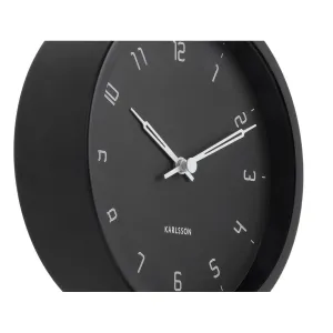 Karlsson 5951BK dizajnové stolné hodiny 23 cm