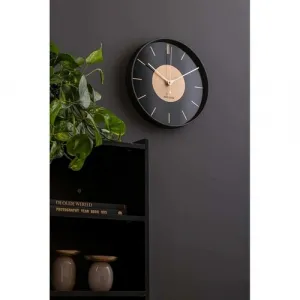 Karlsson 5918BK dizajnové nástenné hodiny 35 cm